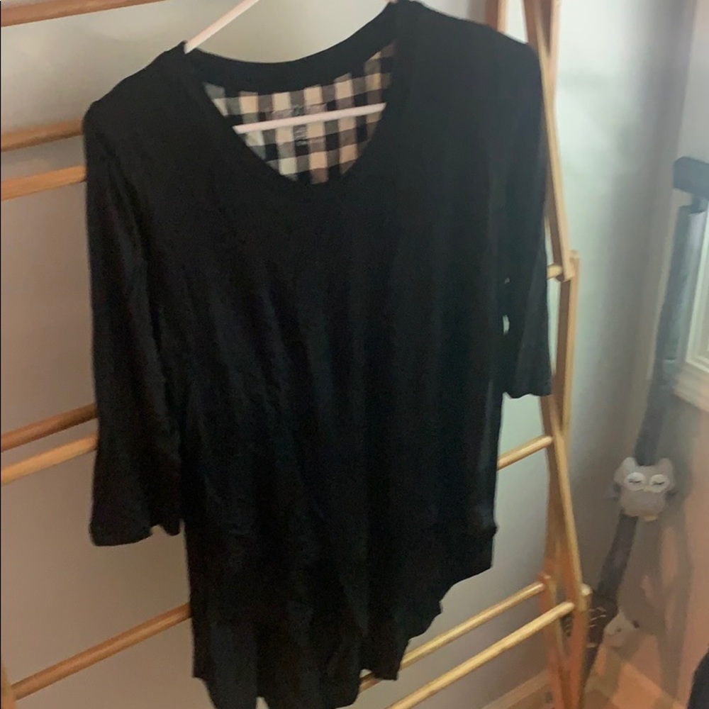 Nursing top-Buffalo plaid